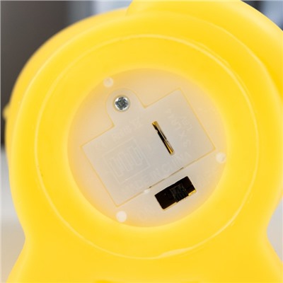 Ночник "Тигрик" LED от батареек AG13 желтый 9,5х7х10 см