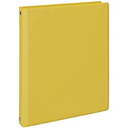 Тетрадь  80л. на кольцах, ПВХ желтый, сменный блок (ТК80пв4_15289, "OfficeSpace")
