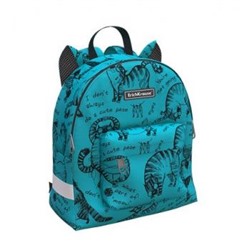 Рюкзак детский "EasyLine Mini. Animals Zen Cats, turquoise" 6L 22х25х11 см 55357 Erich Krause {Россия}