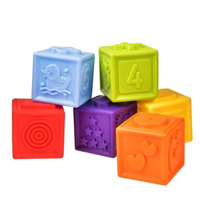 Развивающая игрушка «Кубики», 6 штук