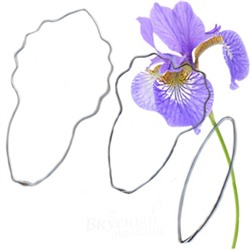 Каттер цветочный набор Ириса лепестки L, ct-42