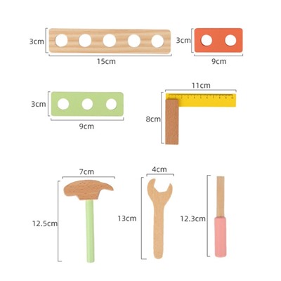 Игровой набор плотника, 24×15×29 см