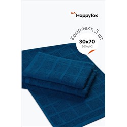 Набор махровых полотенец 3 шт Happy Fox Home