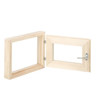 Окно, 30×40см, двойное стекло ЛИПА, наружное открывание