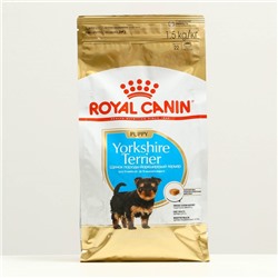 Сухой корм RC Yorkshire Terrier Puppi для щенков, 1,5 кг