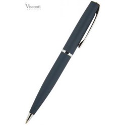 Ручка автоматическая шариковая 1.0мм "SIENNA" синяя, синий металлический корпус 20-0222 Bruno Visconti {Китай}