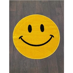 Ковёр круглый Smile nc19, 100x100 см, цвет yellow