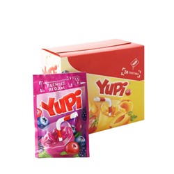 Yupi / Растворимый напиток со вкусом лесных ягод YUPI (блок 24шт по 15гр)