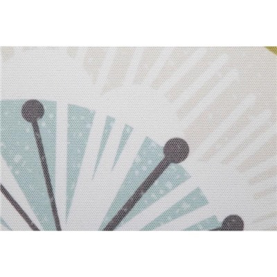 Рулонная штора блэкаут «Одуванчик», 40х160 см, цвет зеленый/бежевый