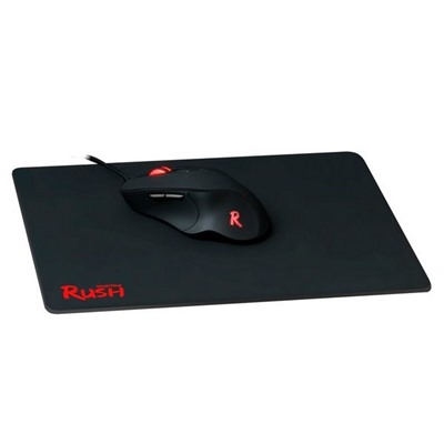 Мышь Smartbuy "RUSH" 730 черная, USB (SBM-730G-K) игровая, + коврик