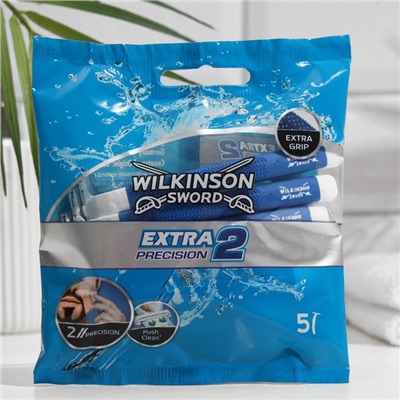 Станок для бритья одноразовый Wilkinson Sword EXTRA2 Precision, 2 лезвия, 5 шт.