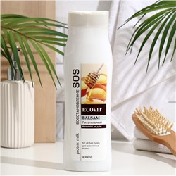 Бальзам для волос ECOandVIT SOS "Питательный, Яичный с медом", 400 мл