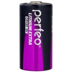 Батарейка CR123 "Perfeo Extra" (для GPS - автомаяков и фото) по 5шт. в спайке