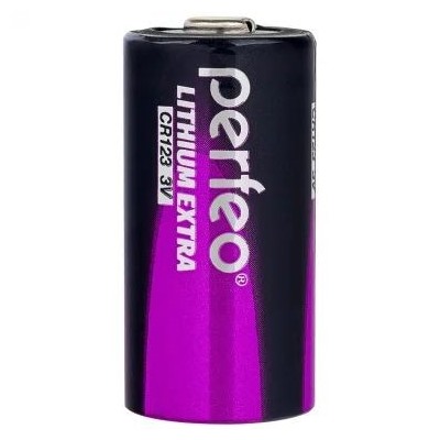 Батарейка CR123 "Perfeo Extra" (для GPS - автомаяков и фото) по 5шт. в спайке