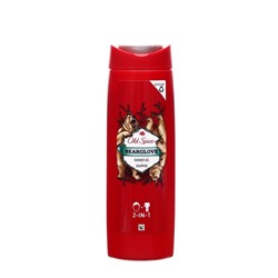 Гель для душа и шампунь 2 в 1 Old Spice Дикий аромат Bearglove, 400 мл