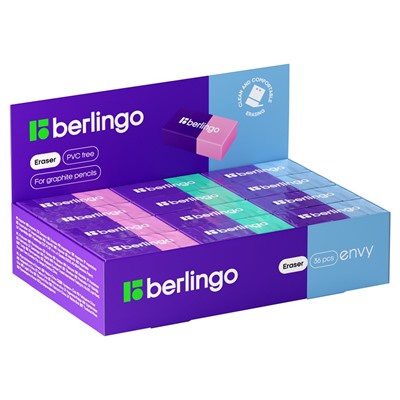 Ластик Berlingo "Envy" (BLc_00770) термопластичная резина, 45*21*11мм