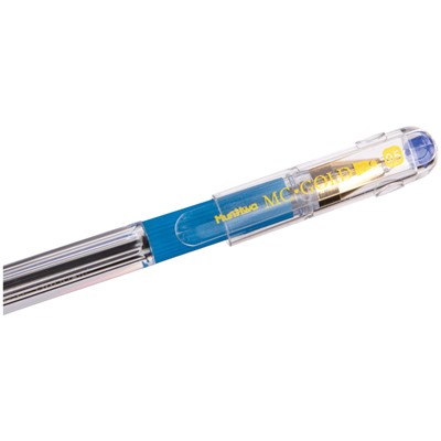 Ручка шар. Munhwa "MC Gold" на масляной основе, синяя 0.5мм (BMC-02)