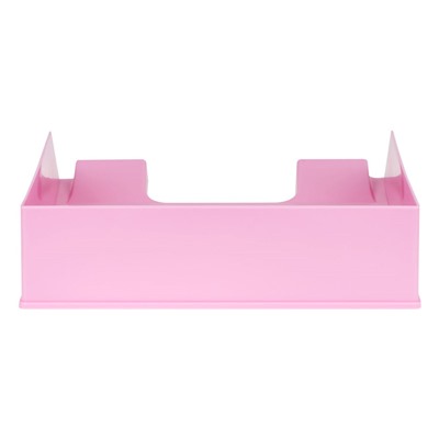 Лоток горизонтальный для бумаг СТАММ "Фаворит" розовый (ЛТГ-31280)