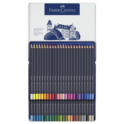 Карандаши художественные Faber-Castell 48 цветов, в металлической коробке