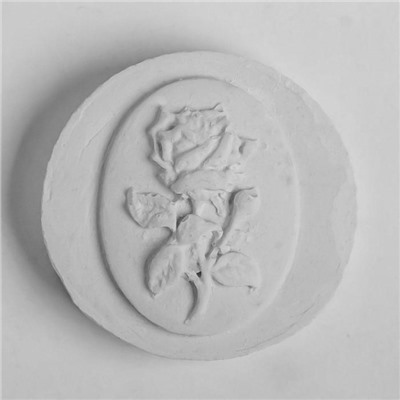 Молд силикон "Роза в овале" 3,8х2,8 см