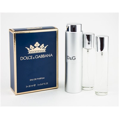 Dolce & Gabbana K By Dolce & Gabbana, Edp, 3x20 ml (муж)