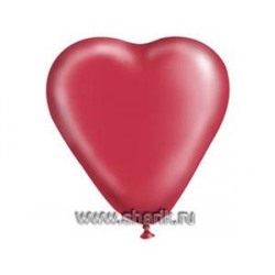 Шар Сердце 10" красное 1105-0014 GEMAR {Италия}