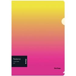 Папка-уголок Berlingo "Radiance" А4 0.2мм градиент желтый/розовый (LFp_А4001)