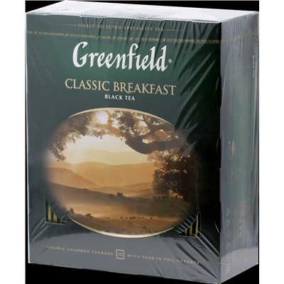 Greenfield. Classic Breakfast карт.пачка, 100 пак.