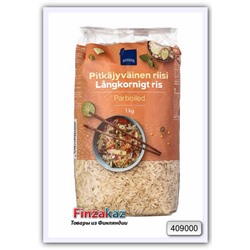 Рис длиннозерный, пропаренный Rainbow Pitkäjyväinen riisi 1 кг