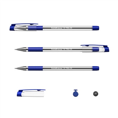 Ручка шар. ErichKrause "Ultra L-30" (19613) синяя, 0.7мм, грип