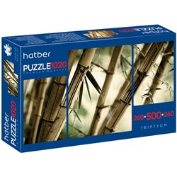 Puzzle Hatber набор 500 + 260*2 элементов "Triptych. Бамбуковый лес" (Т1020П32_22527)