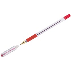 Ручка шар. Munhwa "MC Gold" на масляной основе, красная 0.5мм (BMC-03)