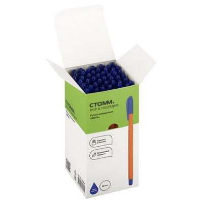 Ручка шар. СТАММ "Вега" (РШ-30396 / РШ111), синяя 1мм, на масляной основе