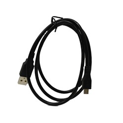 Кабель microUSB - USB, 1 м (U010) "VS", черный