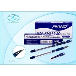 Ручка шариковая масляная "PIANO Maxriter" 0.5мм синяя PT-335-1152 Piano {Китай}