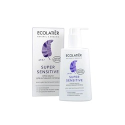 Крем-мыло для интимной гигиены Ecolatier Super Sensitive, для чувствительной кожи, 250 мл