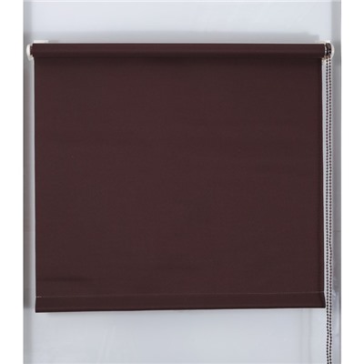 Рулонная штора «Простая MJ» 40х160 см, цвет шоколадный
