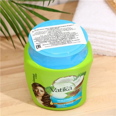 Маска для волос Dabur Vatika Naturals Volume & Thickness Coconut & Castor, 500 мл