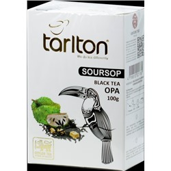 TARLTON. Soursop Black tea 100 гр. карт.пачка