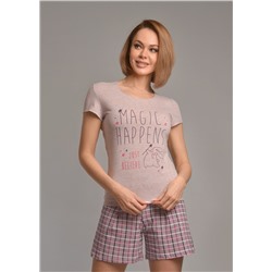Комплект с шортами "HAPPY" (мультиколор)