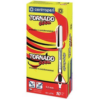 Ручка роллер Centropen "Tornado Cool" (4775/1) синяя, 0.3мм, одноразовая