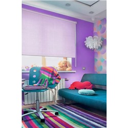 Рулонная штора, цвет фиолетовый, 37х170 см