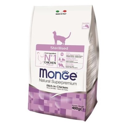 Сухой корм Monge Cat Sterilised для стерилизованных кошек, 400 г