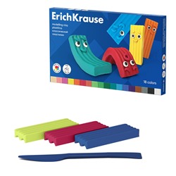 Пластилин ErichKrause "Color Friends" 18цв. 270гр. стек (61342)