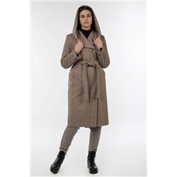 02-3086 Пальто женское утепленное (пояс)