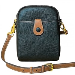 Женская кожаная сумка 8607-1 BLACK