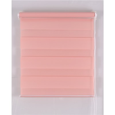 Рулонная штора Магеллан (шторы и фурнитура) «День и Ночь», размер 40×160 см, цвет розовый