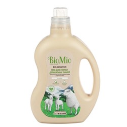 Жидкое средство для стирки BioMio Bio sensitive, гель, для деликатных тканей, 1.5 л
