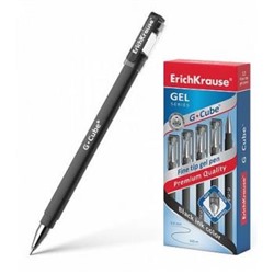 Ручка гелевая G-Cube 0.5 мм черная 46447 Erich Krause {Китай}