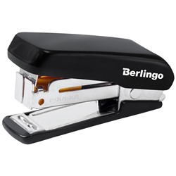 Степлер Berlingo "Comfort" №24/6, 26/6 мини, пластиковый (DSn_20161) черный, до 20л.